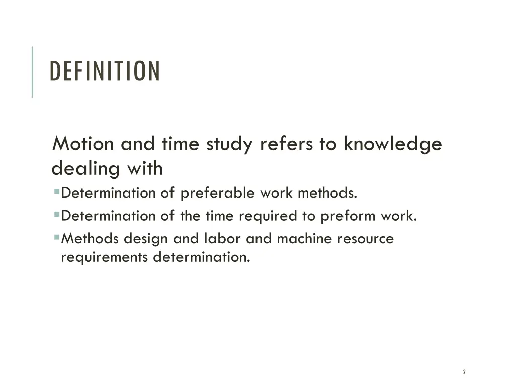 definition