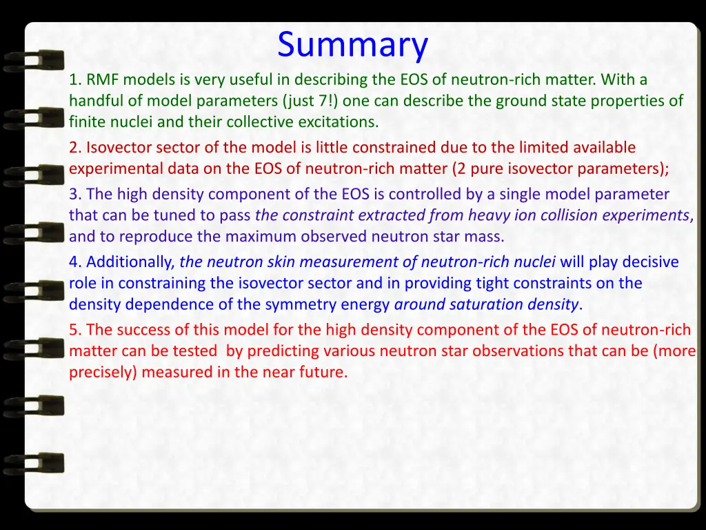 summary