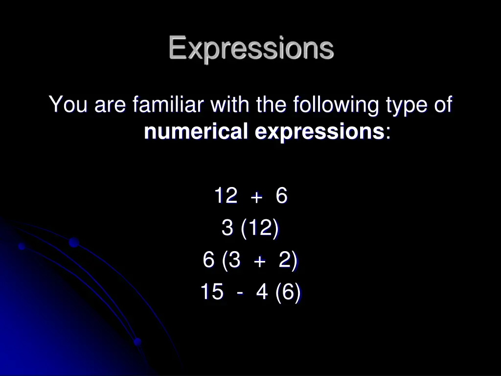 expressions