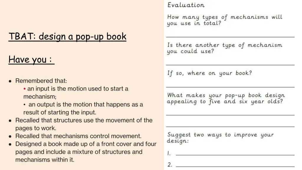 tbat design a pop up book 5