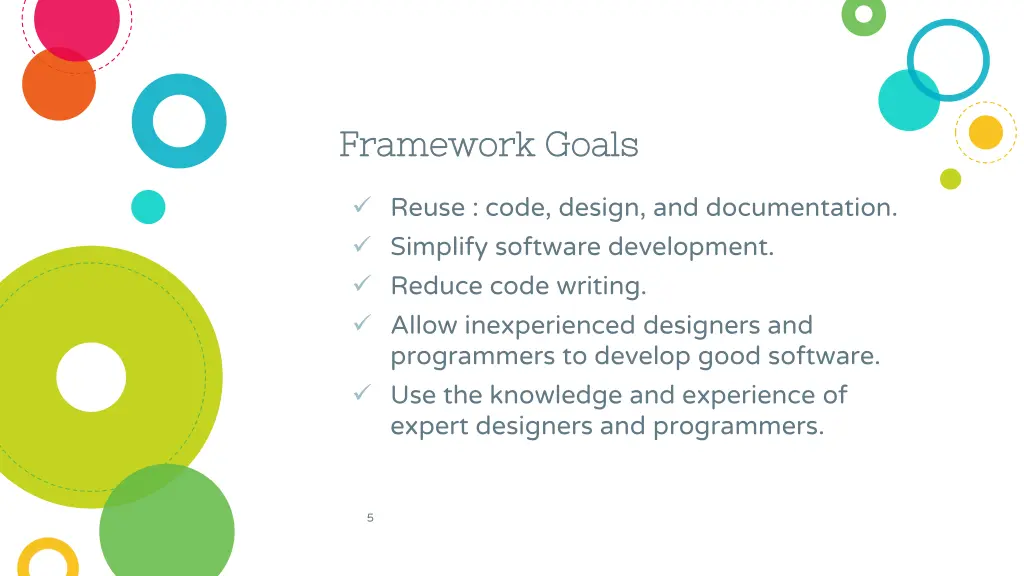 framework goals framework goals