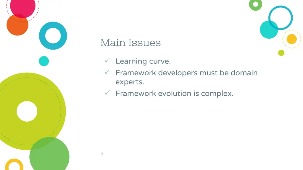 main issues main issues