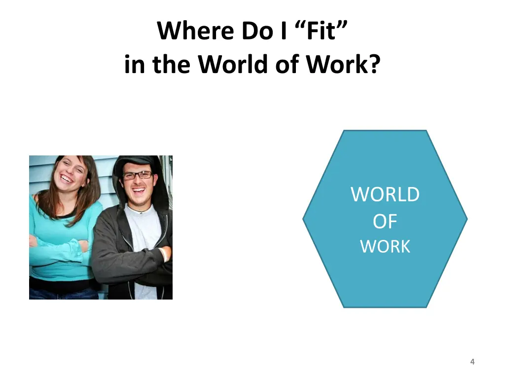 where do i fit in the world of work