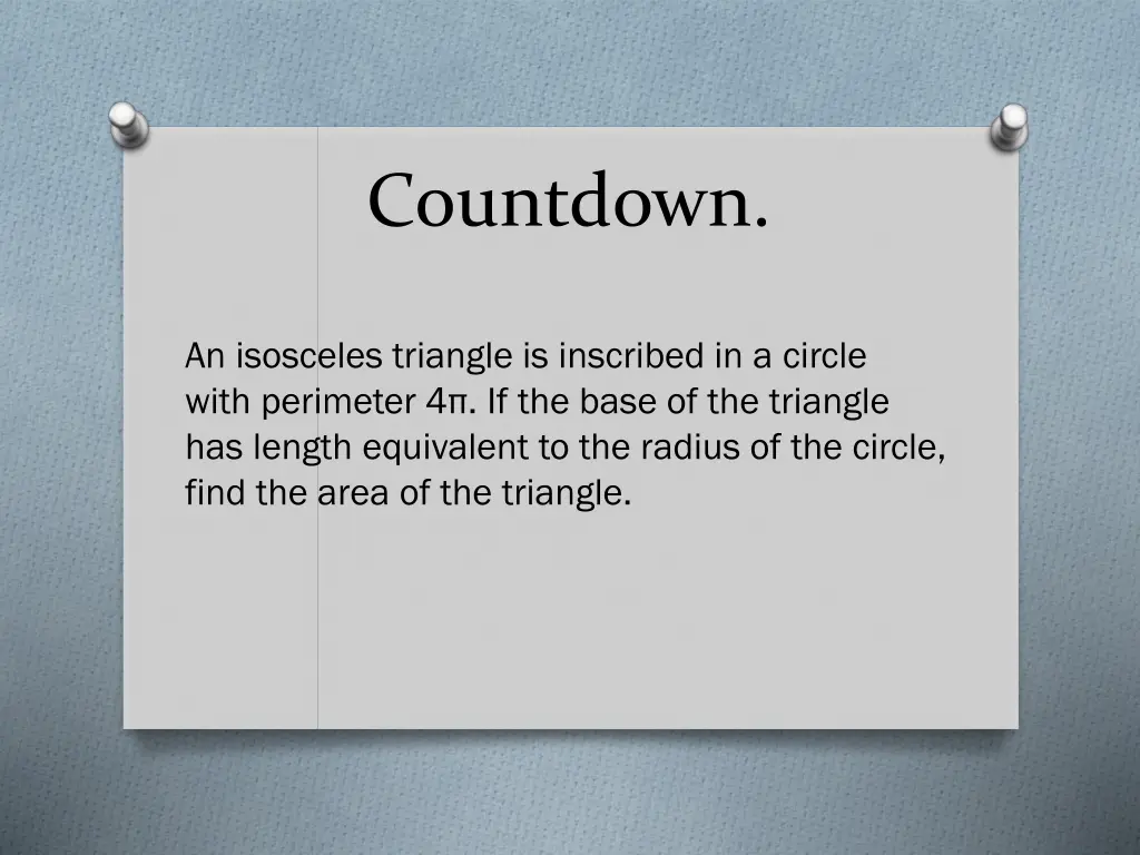 countdown