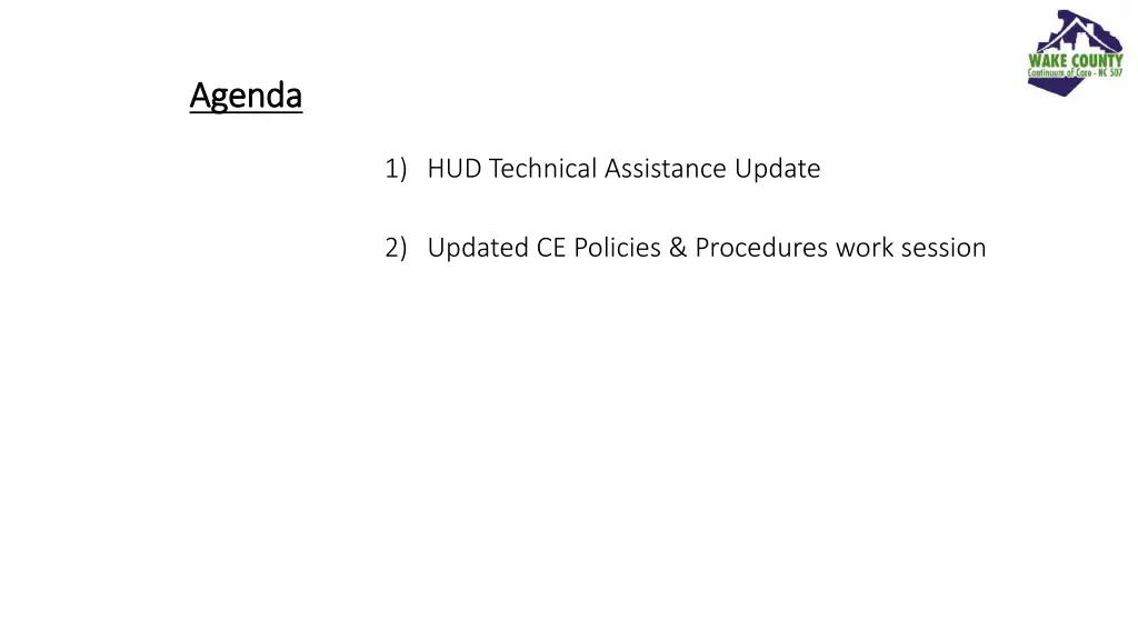 agenda agenda