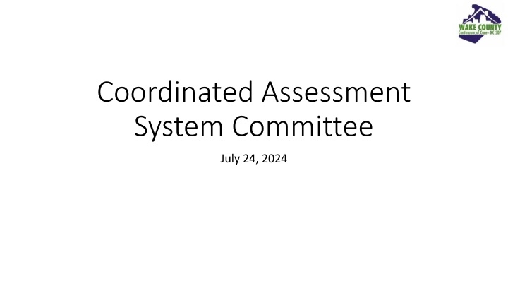 coordinated assessment system committee
