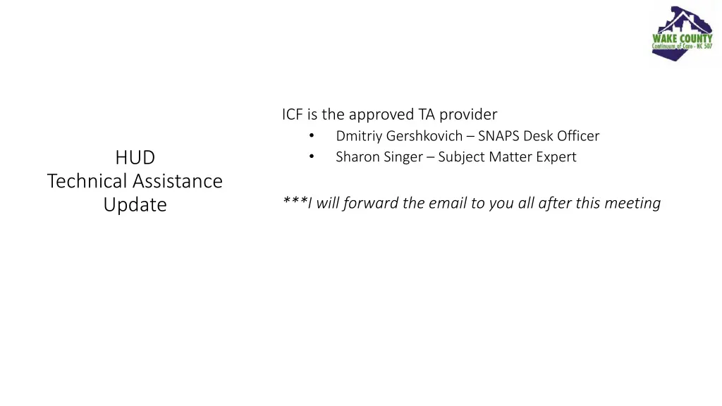 icf is the approved ta provider dmitriy
