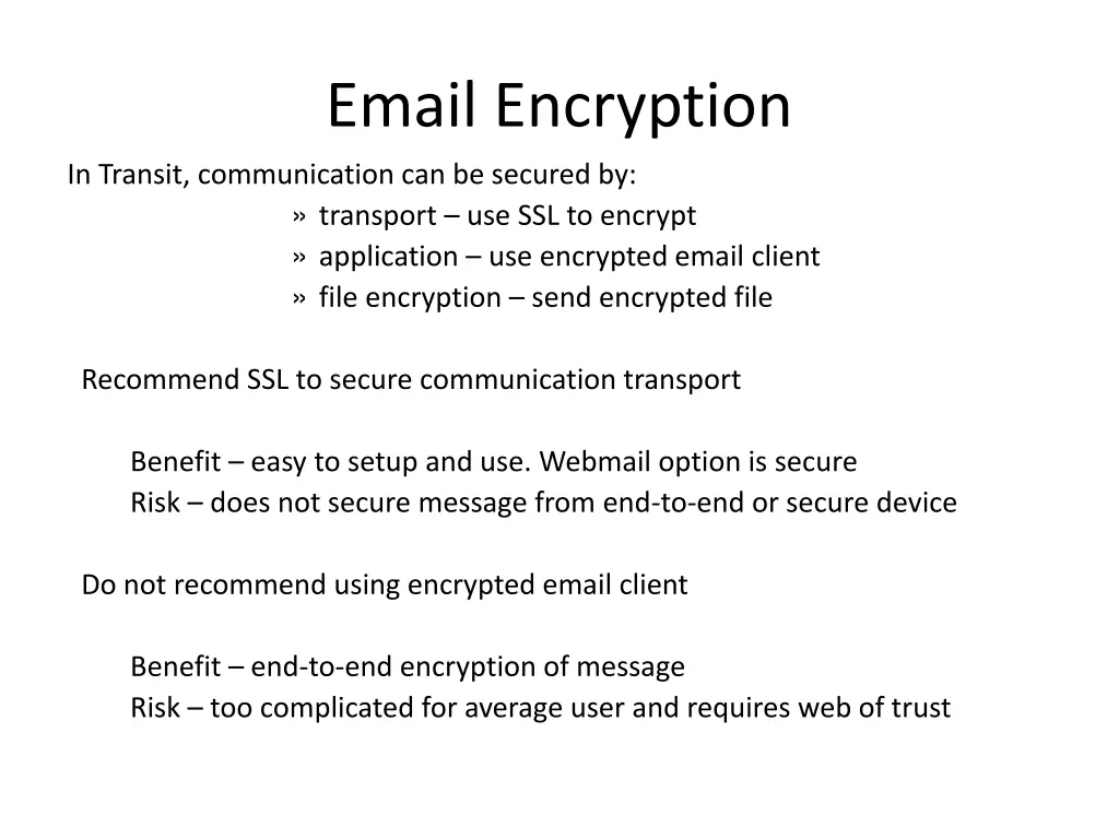 email encryption