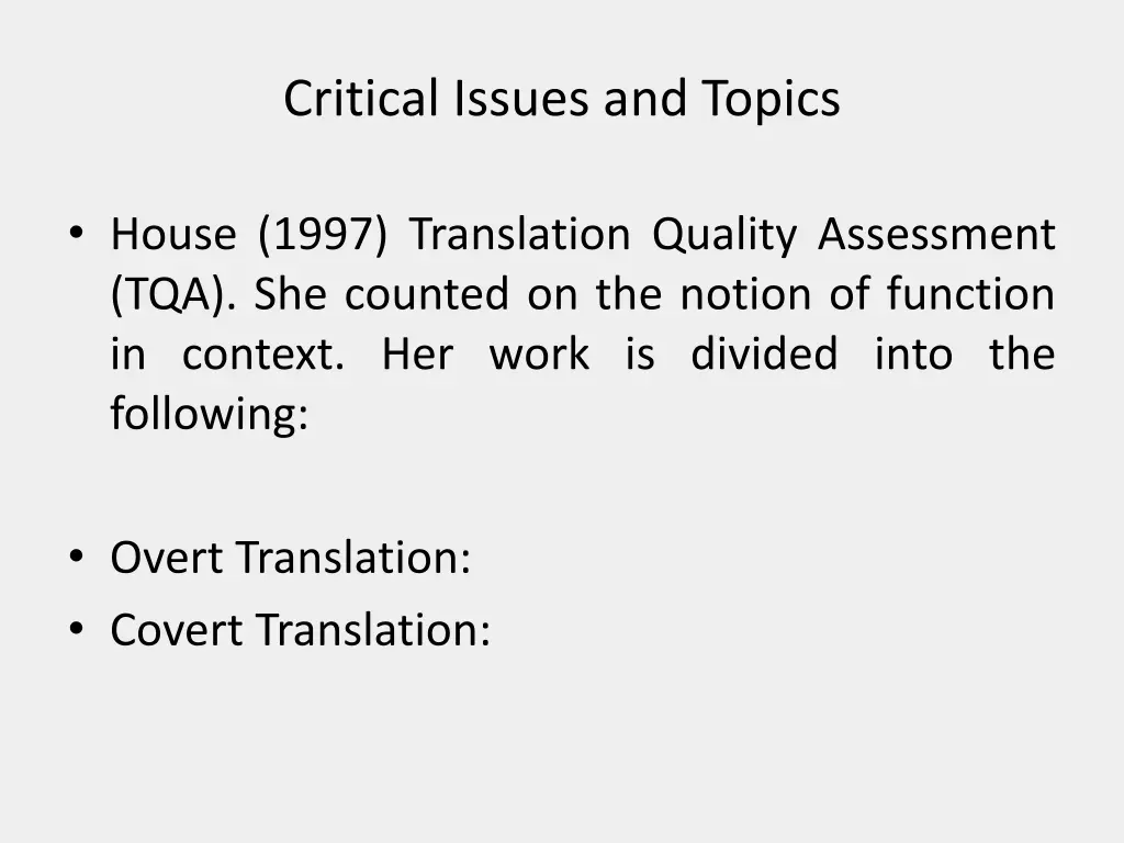 critical issues and topics 2