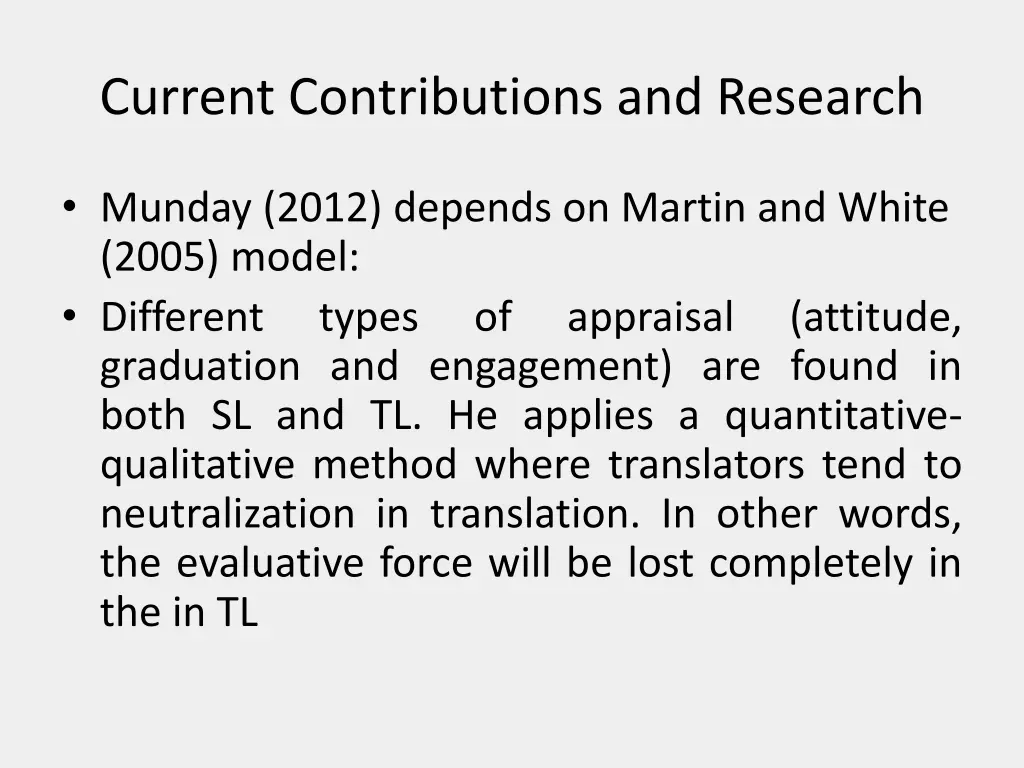 current contributions and research 9