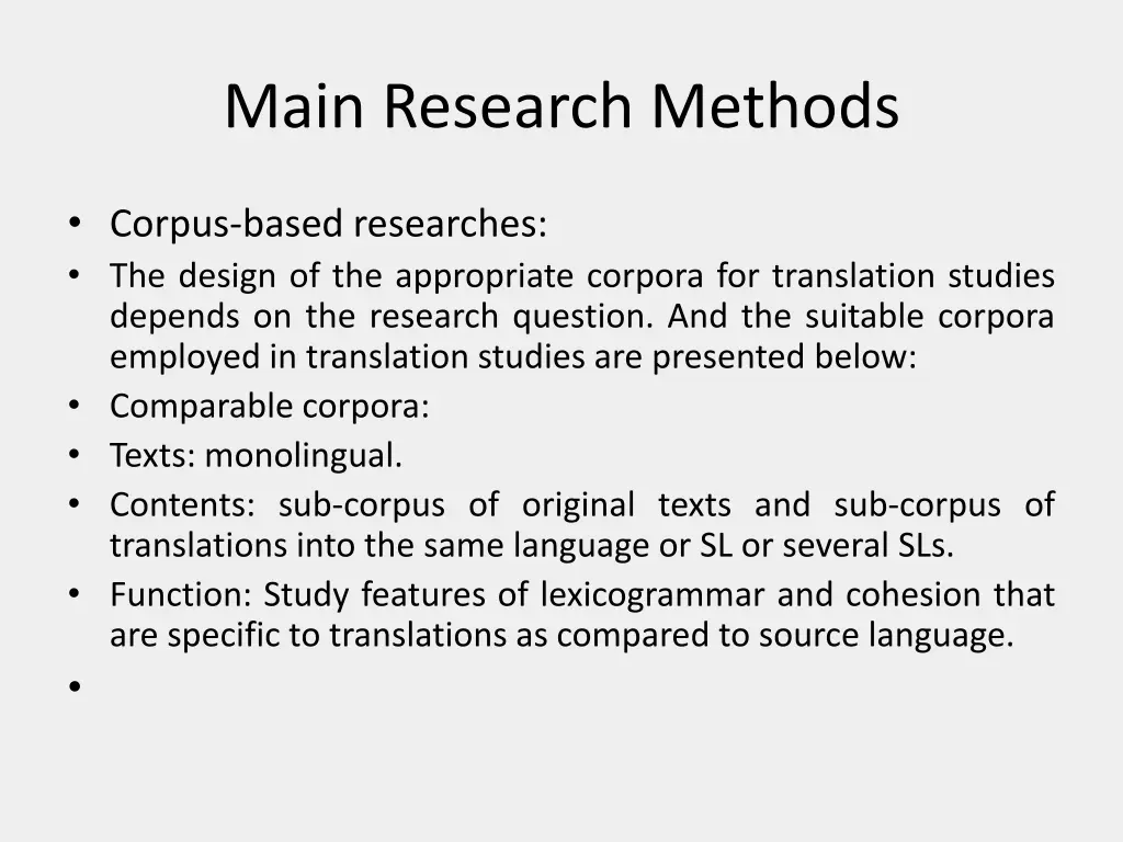 main research methods 1