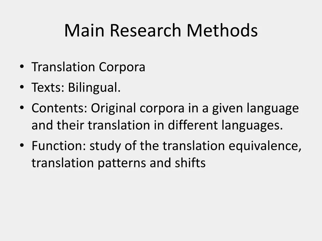 main research methods 2