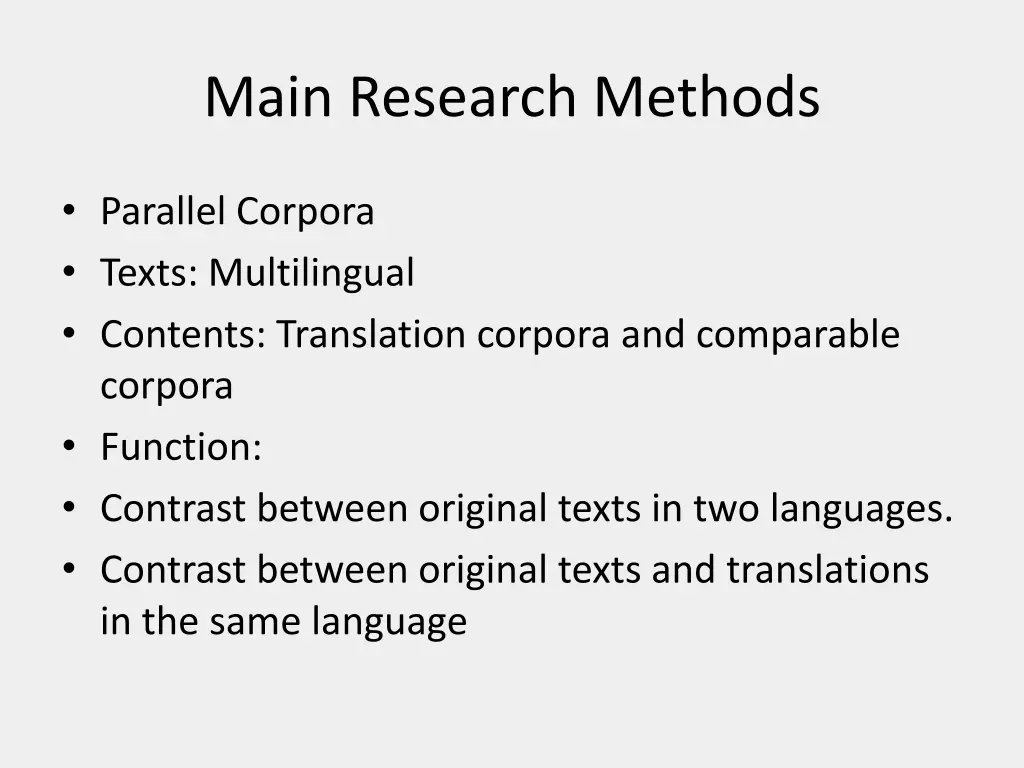 main research methods 3