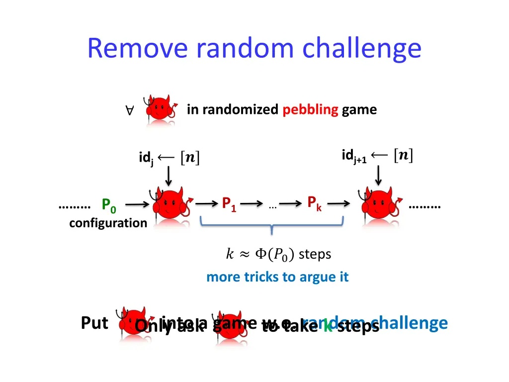 remove random challenge