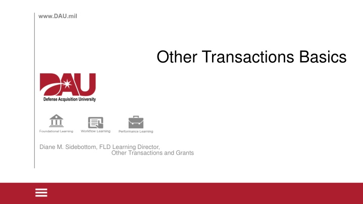 other transactions basics