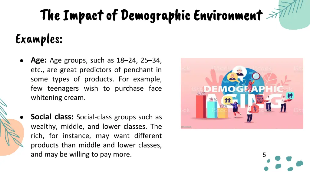 the impact of demographic environment the impact 1