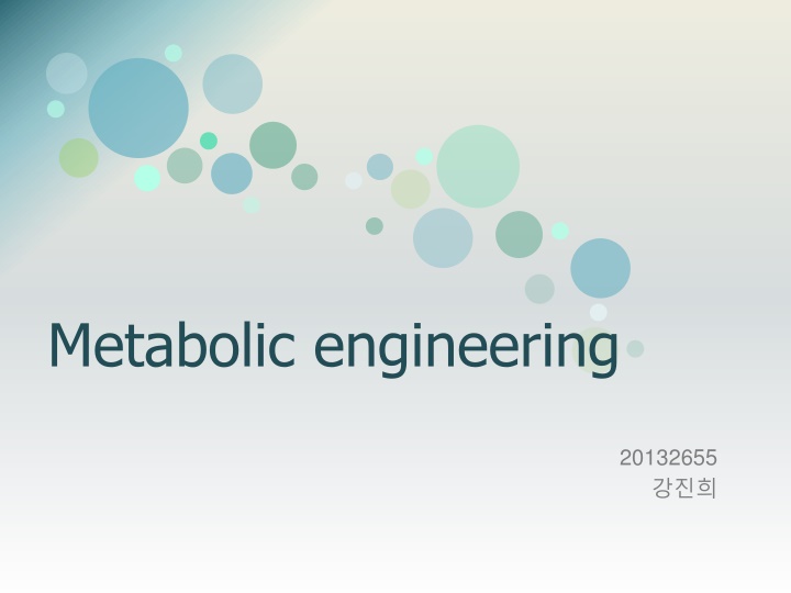 metabolic engineering