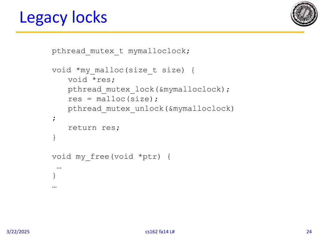 legacy locks