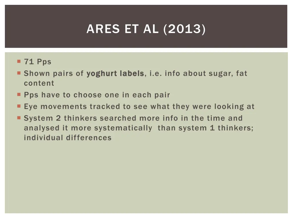 ares et al 2013