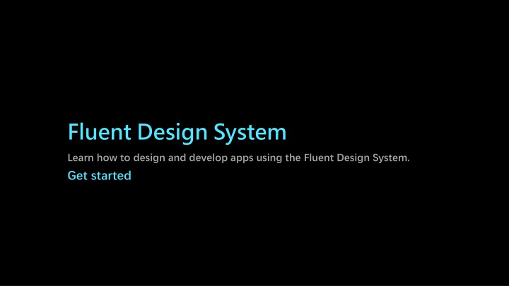 fluent design system