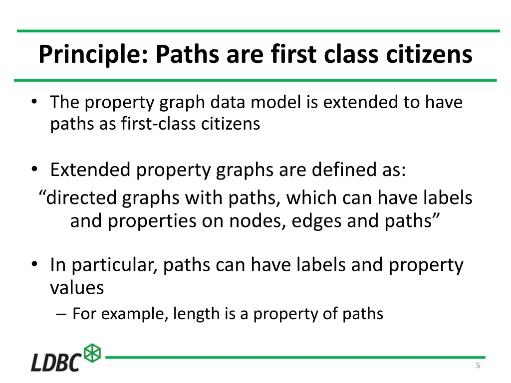 principle paths are first class citizens