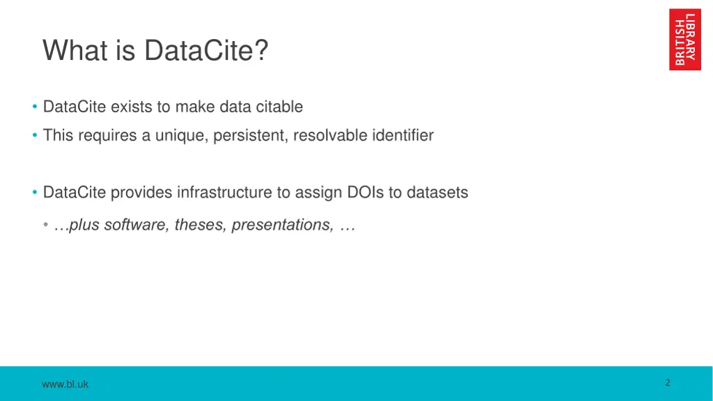 what is datacite