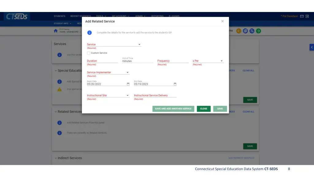 connecticut special education data system ct seds 5