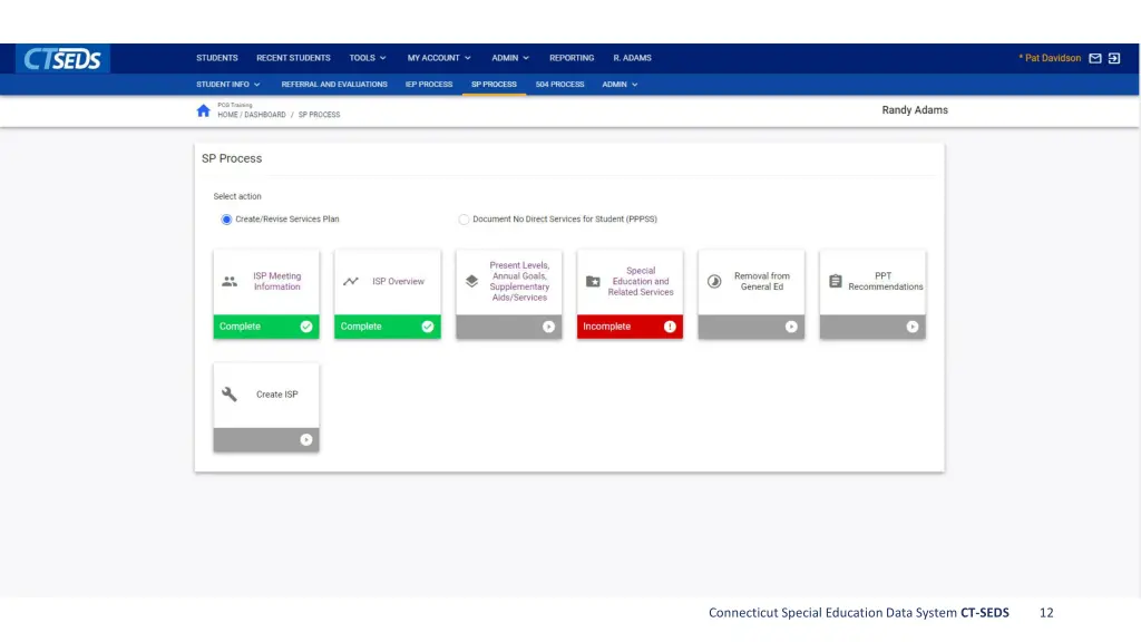 connecticut special education data system ct seds 9