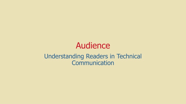 audience