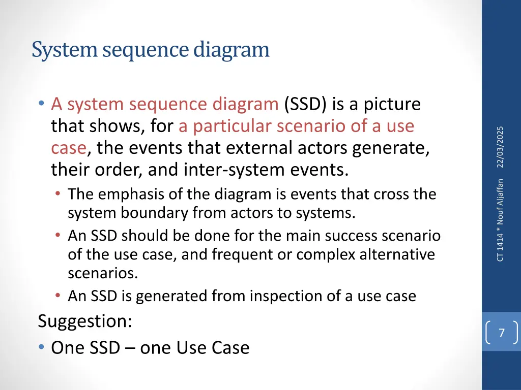 system sequence diagram