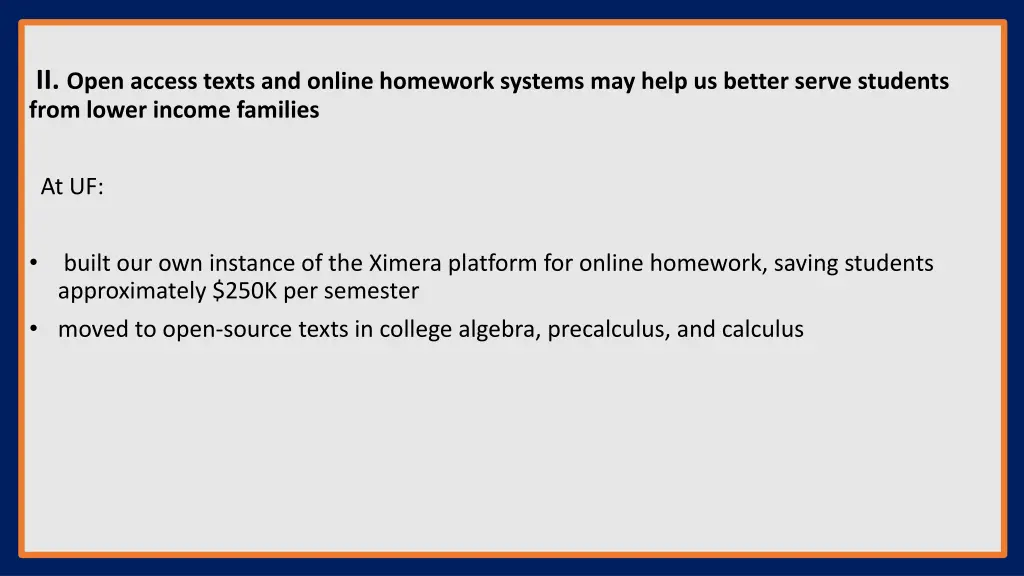 ii open access texts and online homework systems 1