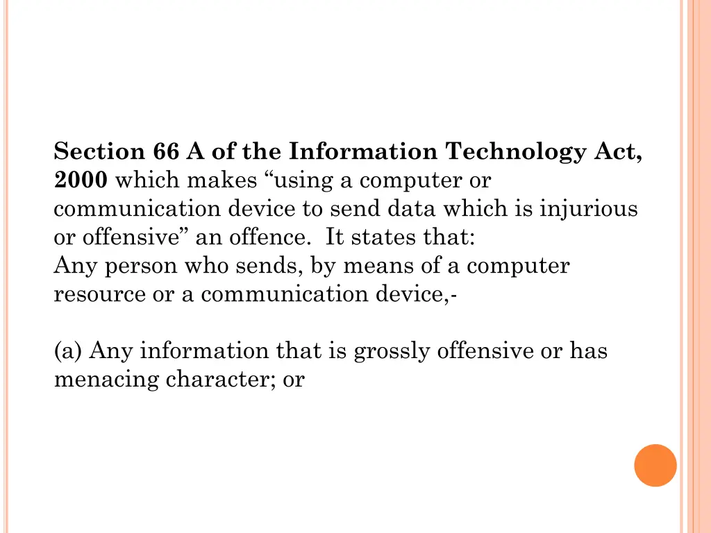 section 66 a of the information technology