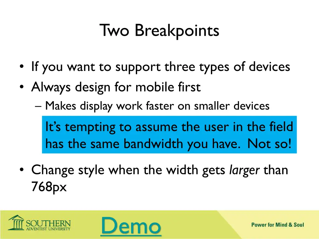 two breakpoints