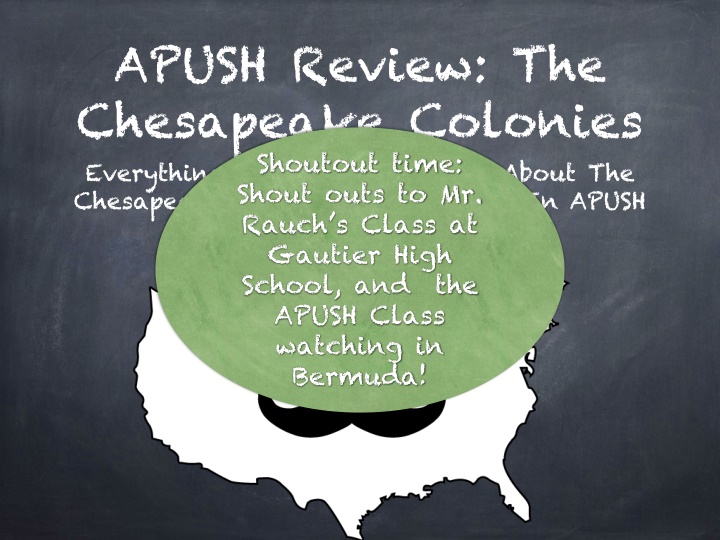 apush review the chesapeake colonies everything