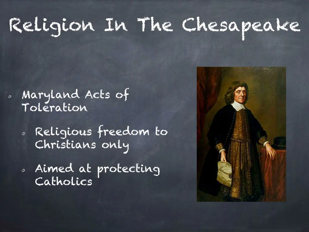 religion in the chesapeake