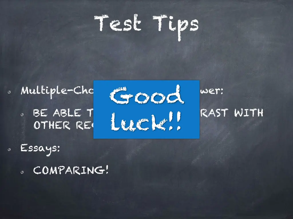 test tips