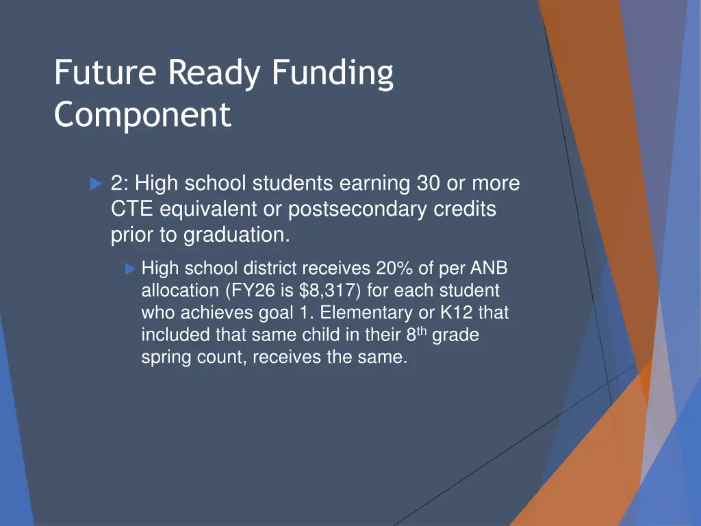 future ready funding component 1