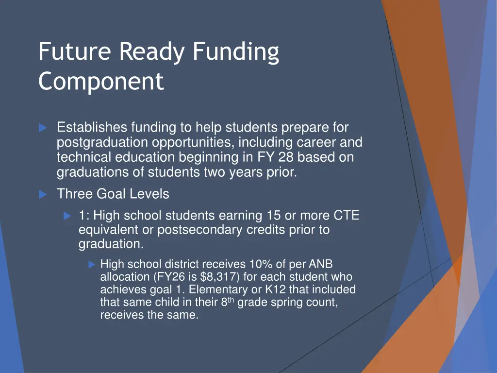 future ready funding component