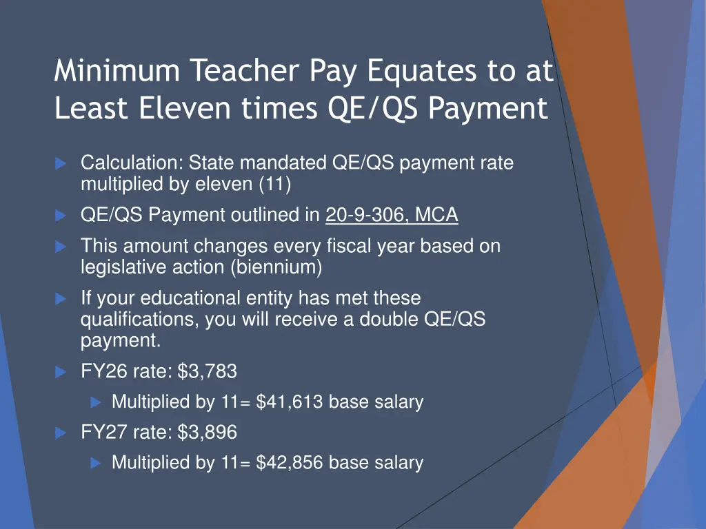 minimum teacher pay equates to at least eleven 1