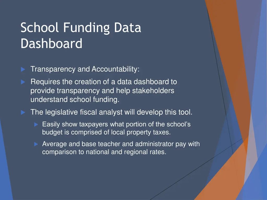school funding data dashboard