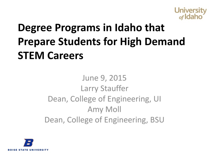 degree programs in idaho that prepare students