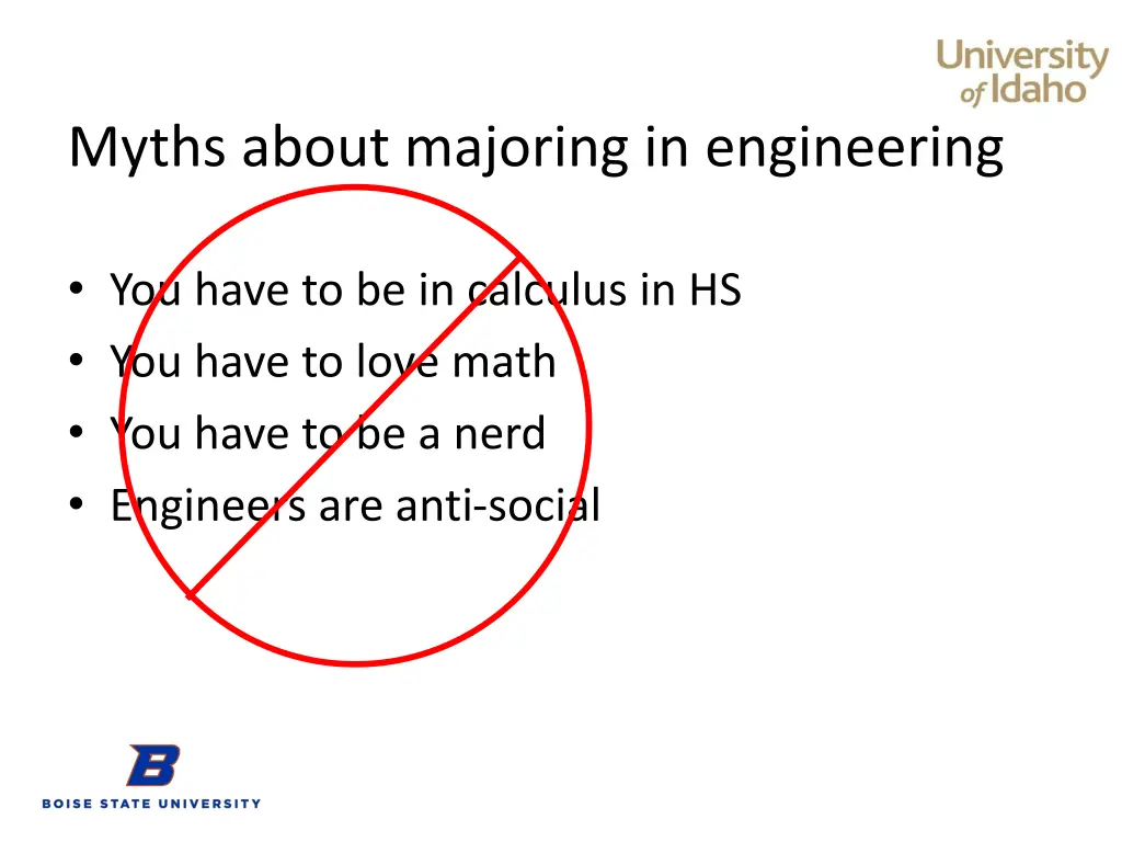 myths about majoring in engineering