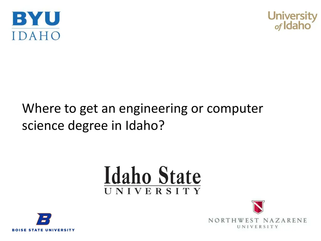 where to get an engineering or computer science