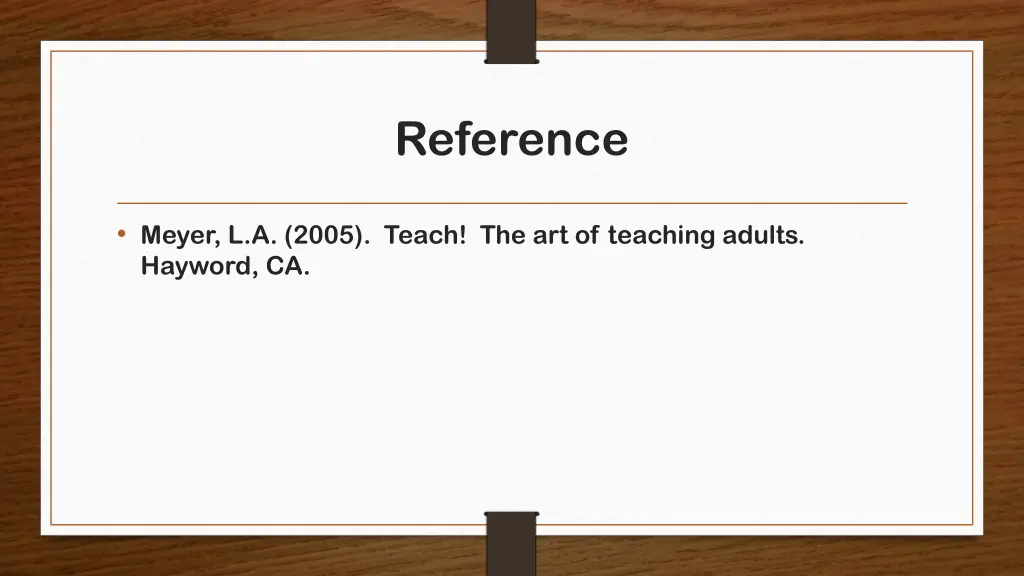reference