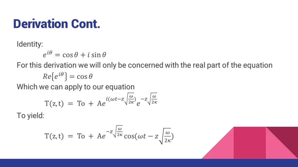 derivation cont 3