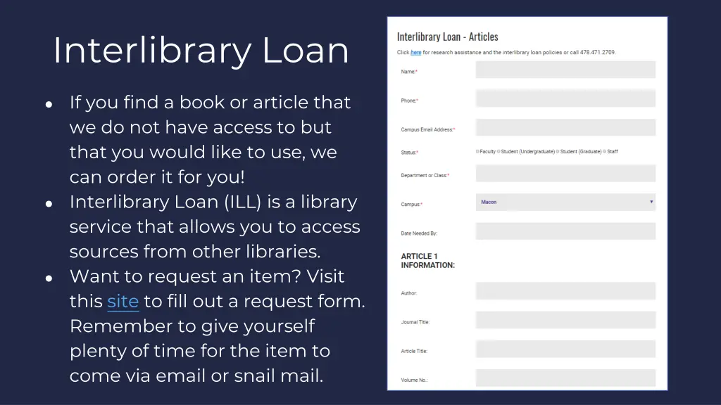 interlibrary loan