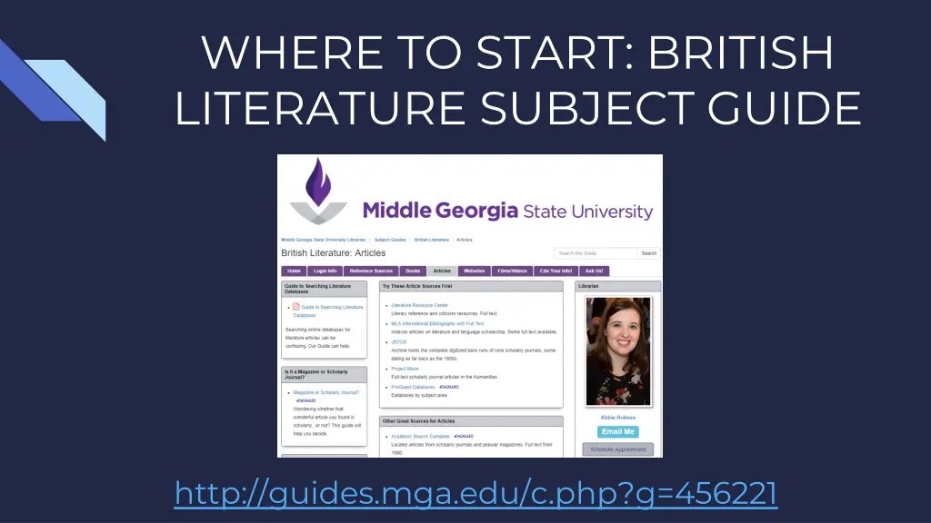 where to start british literature subject guide
