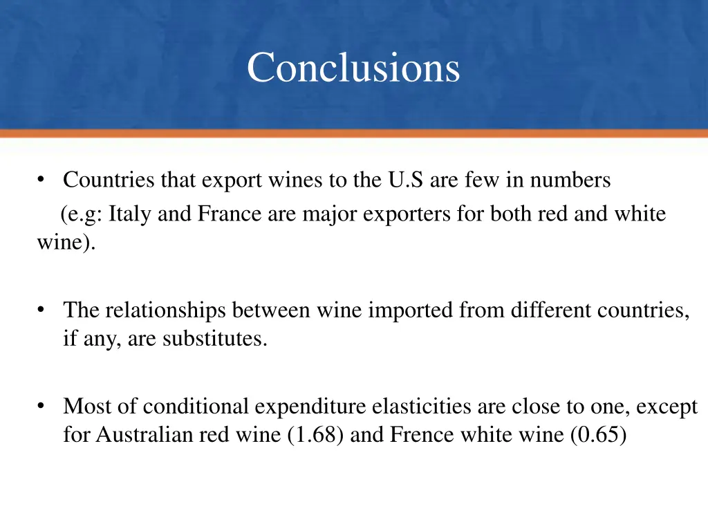 conclusions