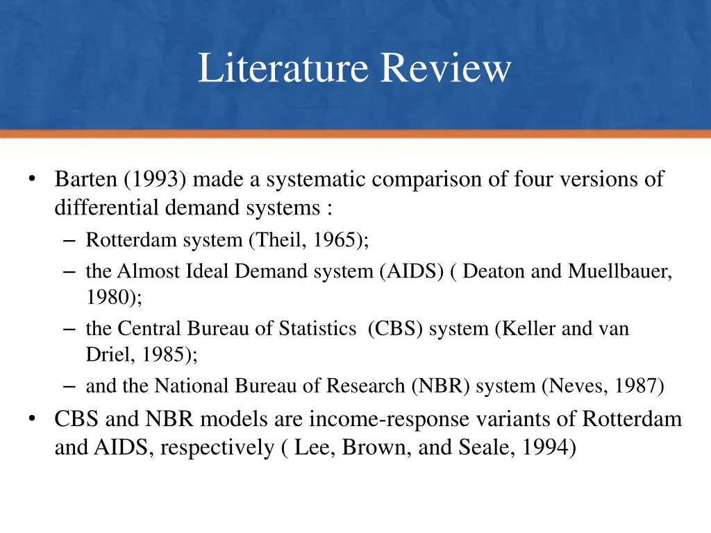 literature review