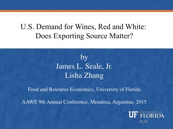 u s demand for wines red and white does exporting